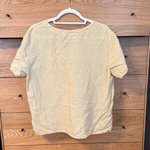 Cut Loose 100% Linen Top